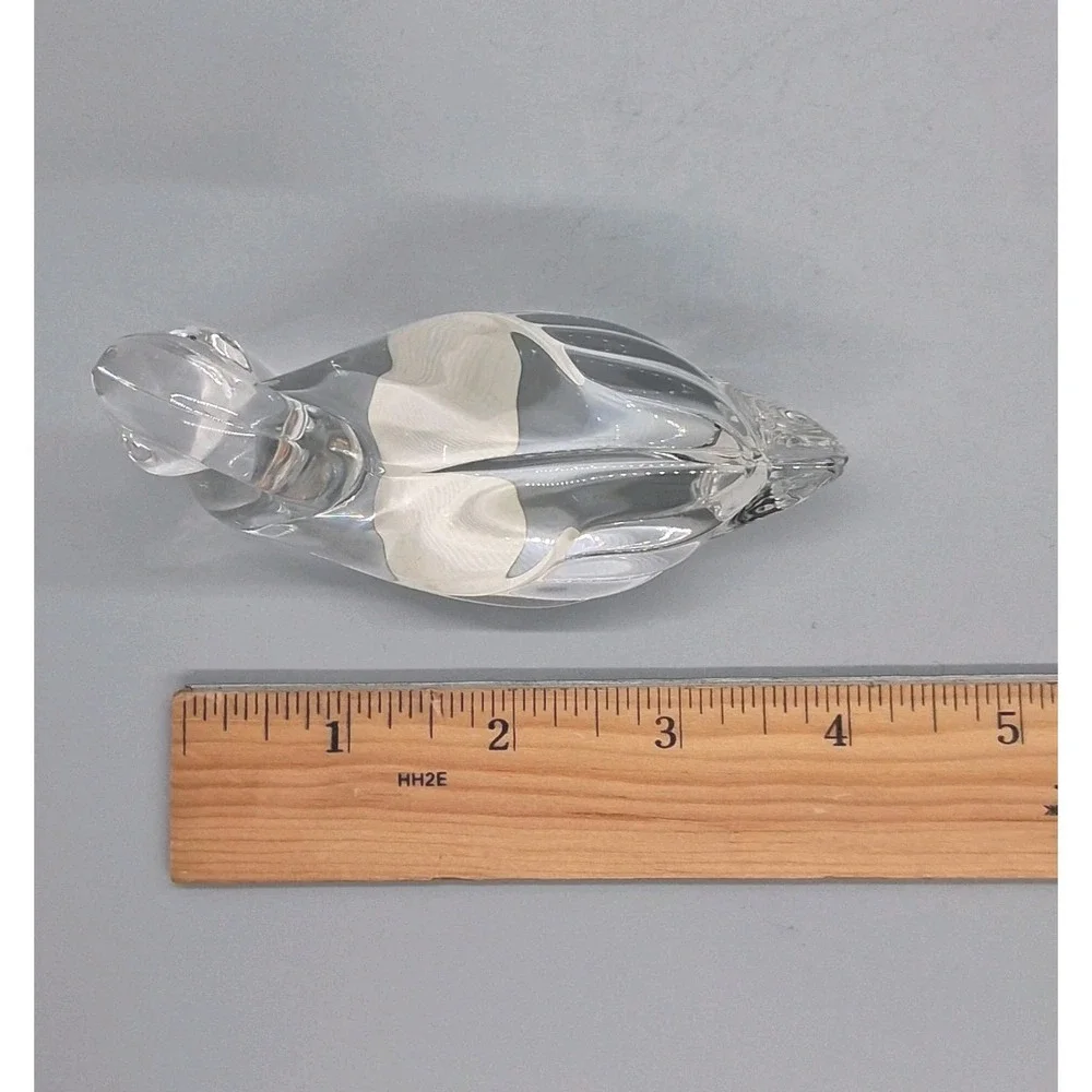 Princess House Crystal Pets 24% Lead Swan Figurine Paperweight Collectible VTG
